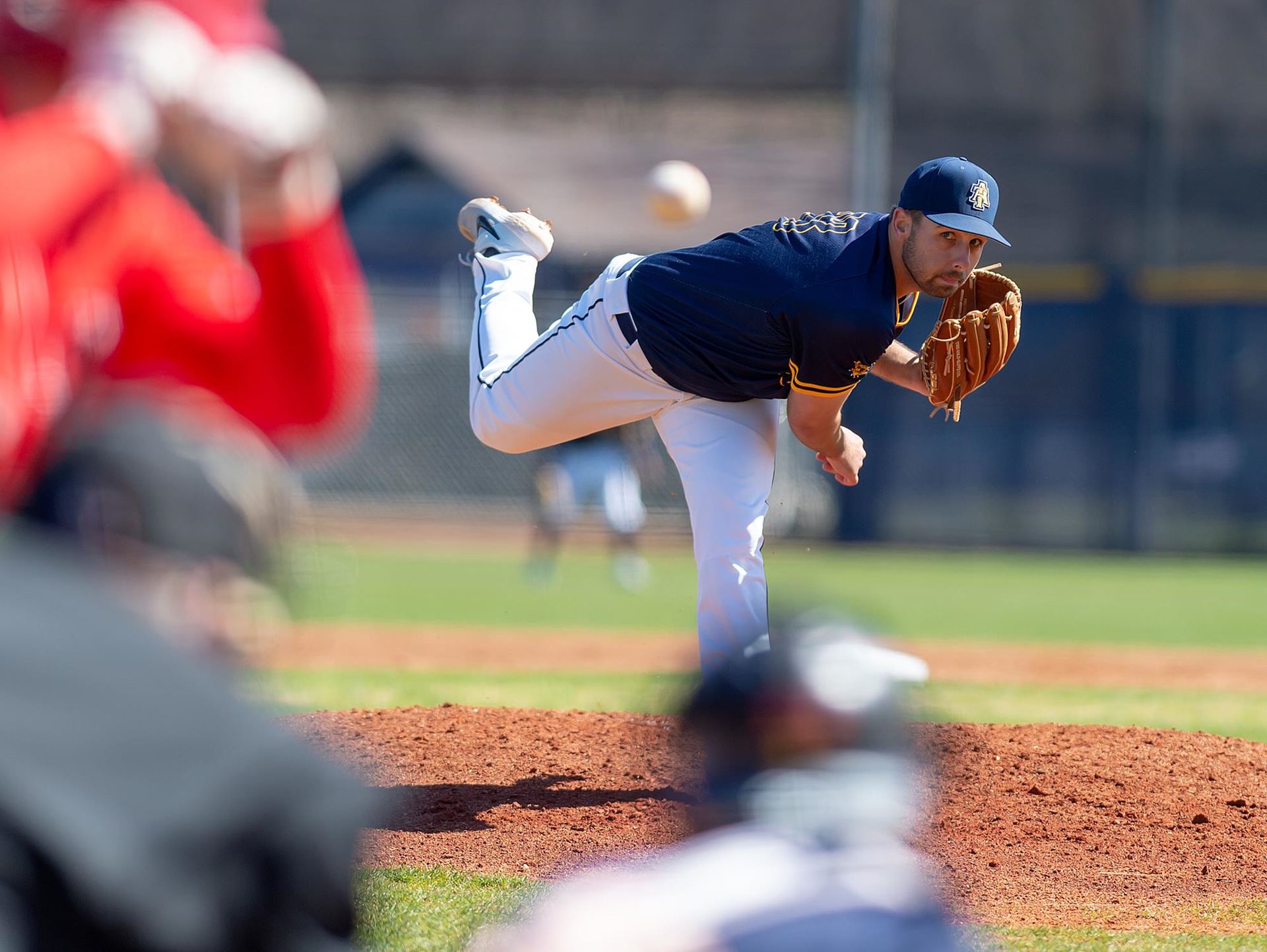 Meachem Puts on the Red, White & Blue - North Carolina A&T