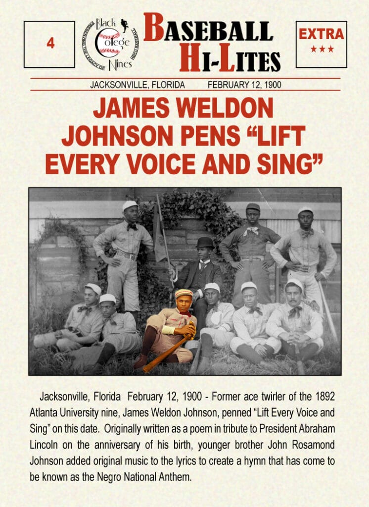 james weldon johnson black national anthem