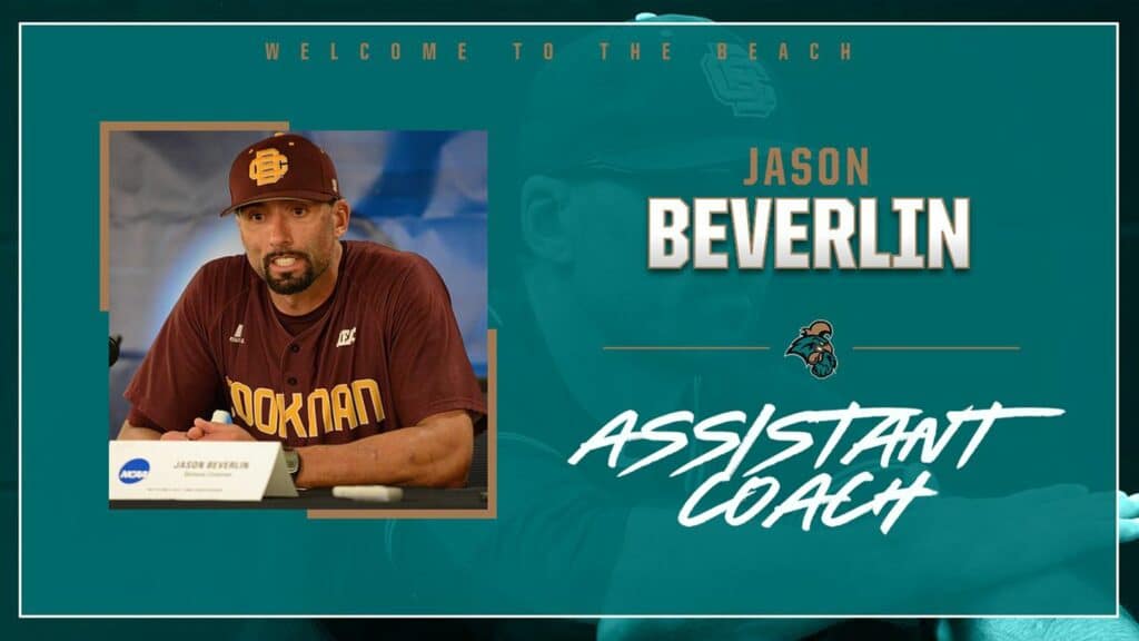 Former Bethune-Cookman Head Baseball Coach Jason Beverlin Named Assistant  Coach at Coastal Carolina – Black College Nines