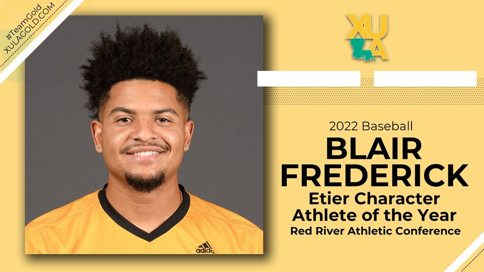 Xavier University of Louisiana’s Blair Frederick Selected For Red River Athletic Conference Character Award