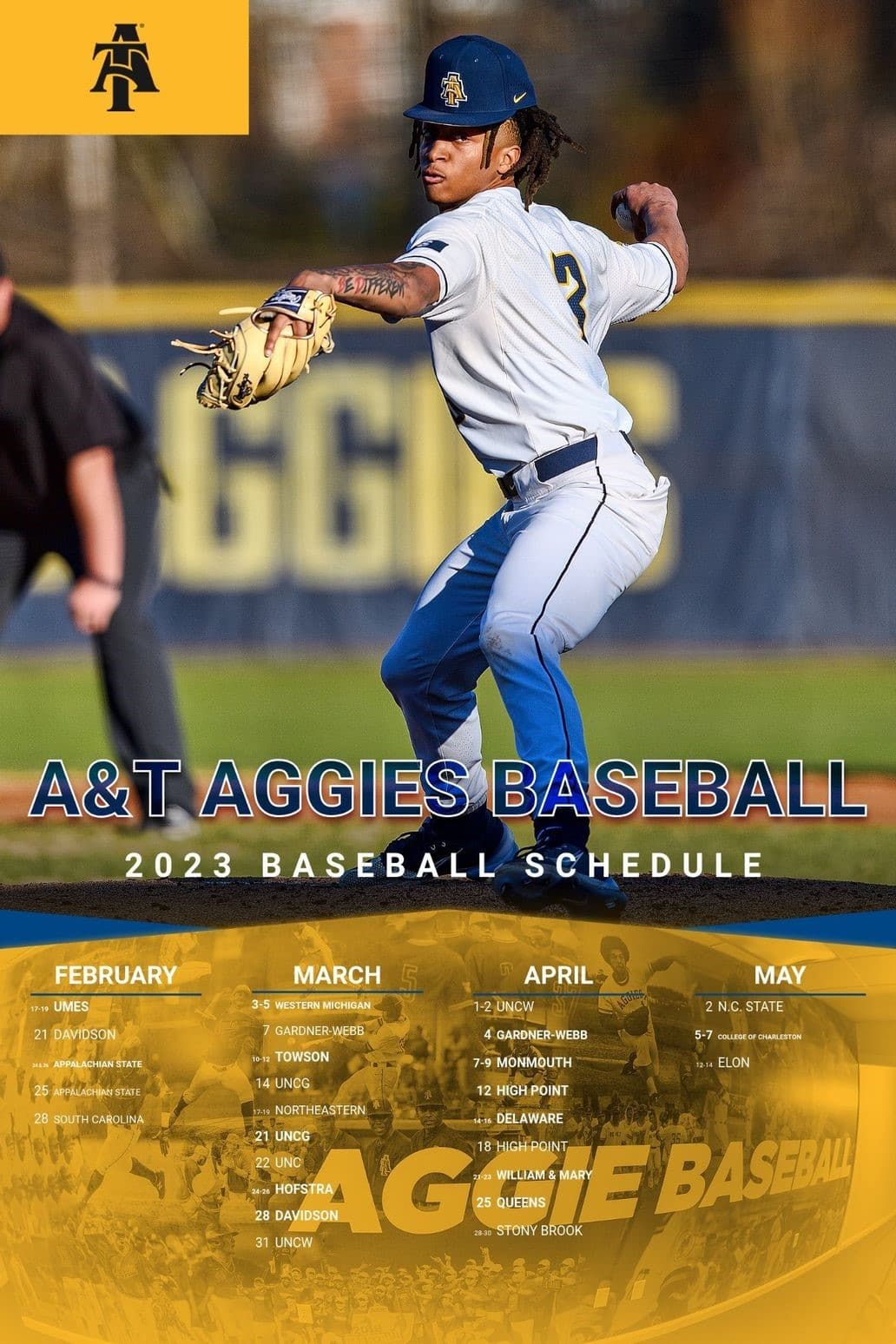 NCA&T Releases 2023 Baseball Schedule Black College Nines