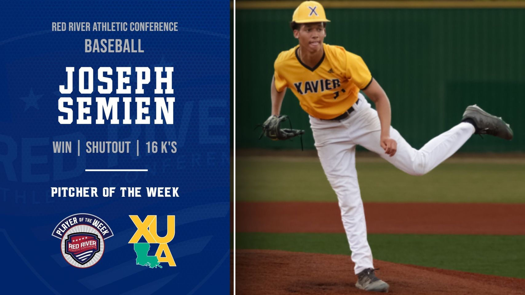 Xavier University of Louisiana’s Joseph Semien Zeroes In On RRAC Weekly ...